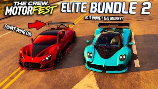 Trying Out 2 Brand New Elite Bundle Cars (Zenvo TSR-S & Pagani Utopia) - The Crew Motorfest