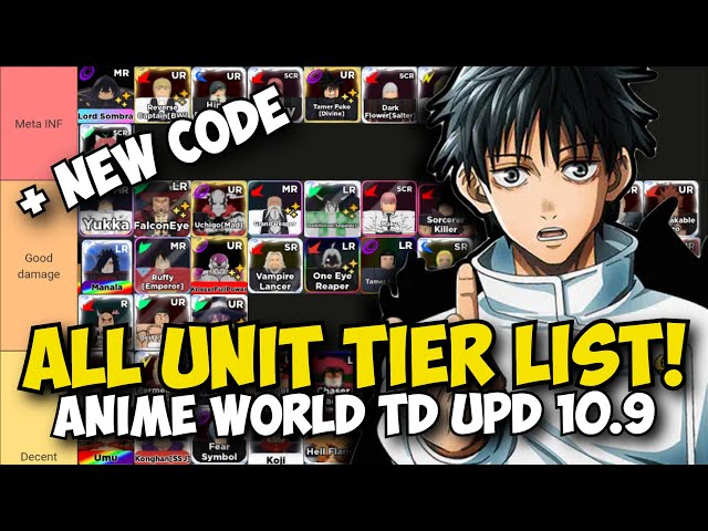 New Code + UPD 10.9] The New Best Units in AWTD Official Tier List 