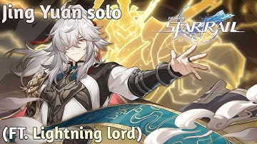 Jing Yuan: Gepard boss solo ft. Lightning lord (Honkai star rail:Simulated Universe)