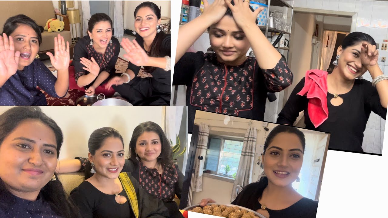 Makar Sankranti special | tilache ladoo | home made with Dnyanada & Namrata |tilgulghya godgod ￼bola