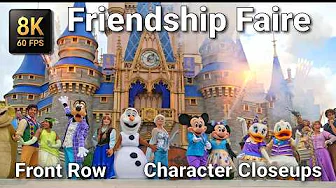 [8K60] Magic Kingdom's Friendship Faire Character Closeups 10/3/24