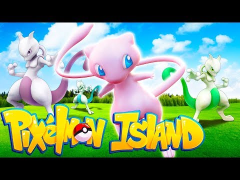 LEGENDARY MEW AND 3 MEWTWOS - Minecraft Pixelmon Island SMP - Pixelmon Mod #17 | JeromeASF parody or satire
