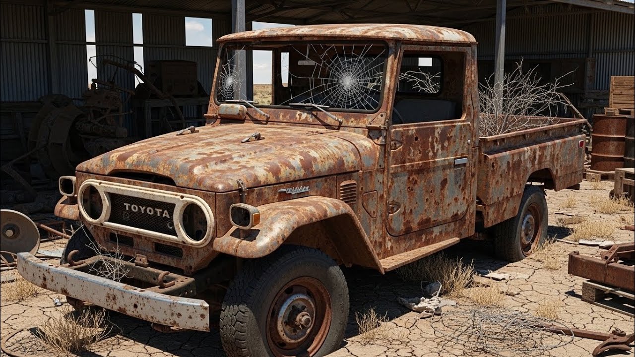 ASMR Car Restoration Full Rebuild of Toyota Land Cruiser FJ45 1960 from Abandoned Condition to New