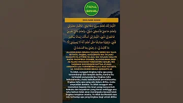 Doa Nabi Adam Shorts 