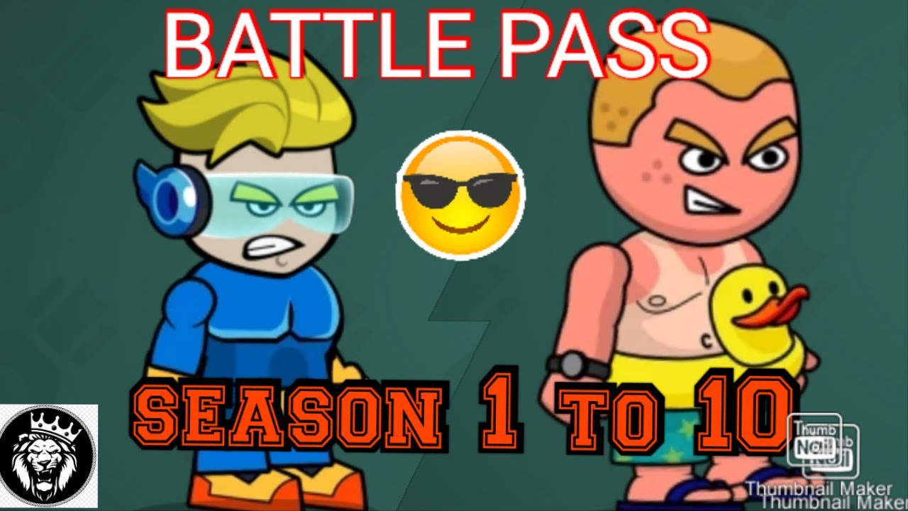 mini militia battle pass season 1 to 10 - YouTube