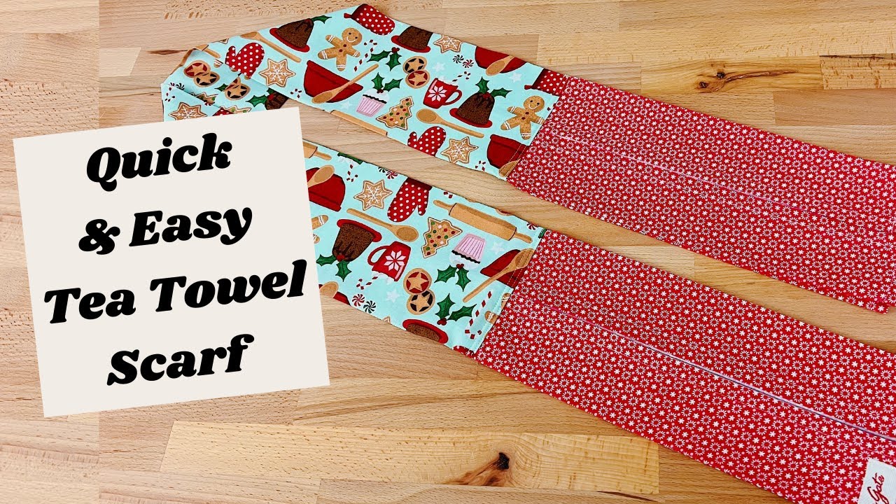 How to Sew Easy Tea Towels 