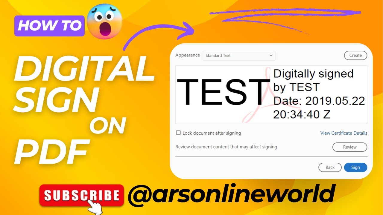 How To Digitally Sign A PDF File How to digitally sign a pdf file