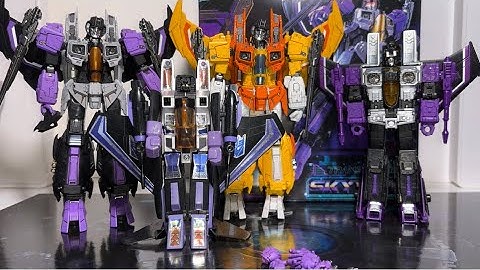 Awesome Transformers Threezero mdlx Skywarp  figure unboxing and review. Generation one seeker
