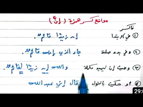 شرح ألفية ابن مالك 74 أحوال همزة إن فتحا وكسرا وجوبا وجوازا
