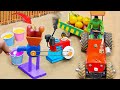 Diy tractor making Automatic Orange Juice, Grape Press Machine | Diy Modern Agriculture Machines
