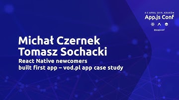 React Native newcomers built first app – vod.pl app case study, Michał Czernek & Tomasz Sochacki