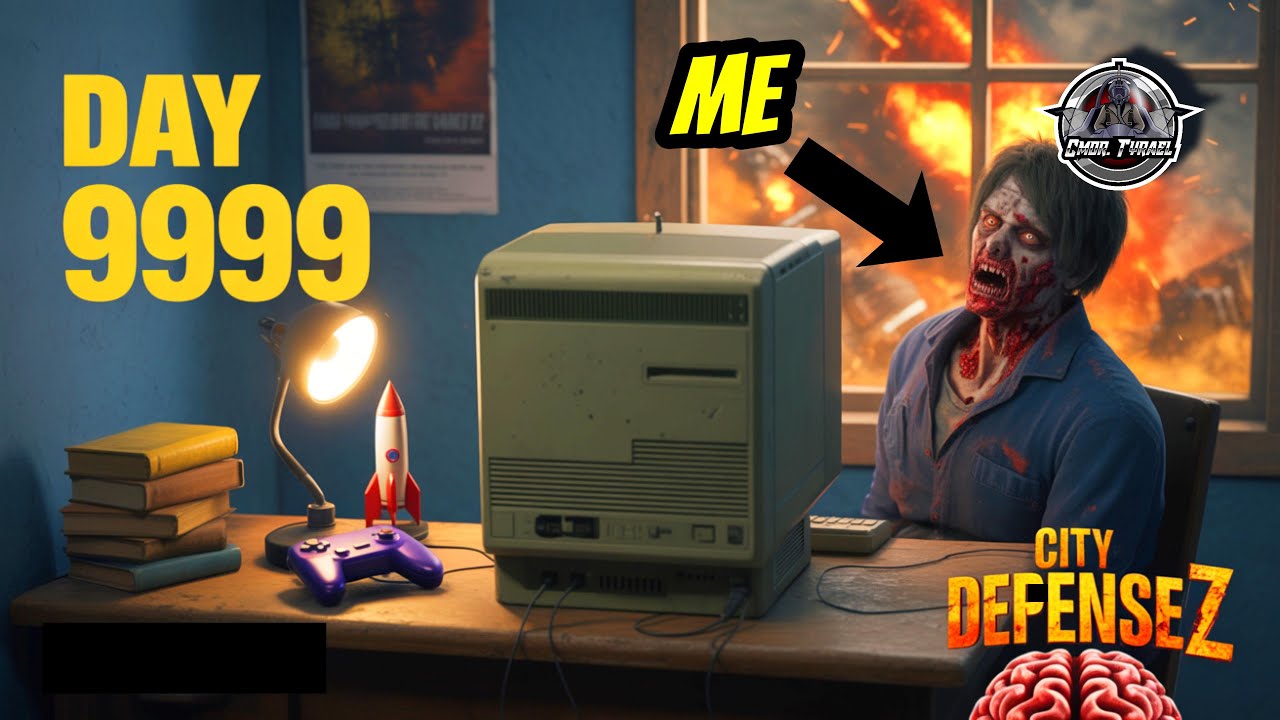 I Survived FOREVER Against a Zombie Horde - CITY DEFENCE Z