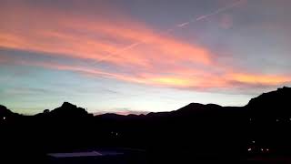 Atardecer en Cervera del río Alhama (la Rioja)