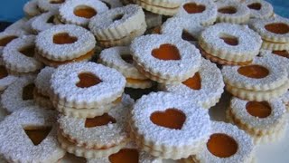 Recette biscuits tunisienne  sablés à la confiture/صابلي تونسي بالمعجون