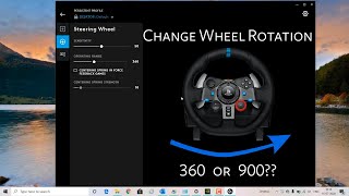 How to change Steering Wheel Rotation | Logitech G29/ G920 | F1 PC or Any Other (Operating Range) screenshot 5