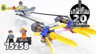 LEGO Star Wars 75258 ГОНОЧНЫЙ ПОД ЭНАКИНА: ВЫПУСК К 20-ЛЕТНЕМУ ЮБИЛЕЮ Обзор [GameBrick]