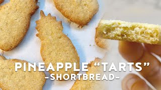 Pineapple “Tarts” Shortbread | A Shortbread With The Flavours Of A Pineapple Tart