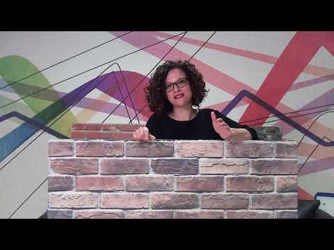 Video: Come si uniscono i pannelli in finto mattone?