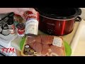 Easy Chicken Crock-Pot Slow Cooker Recipe~Chicken Thighs in Cream of Mushroom Soup