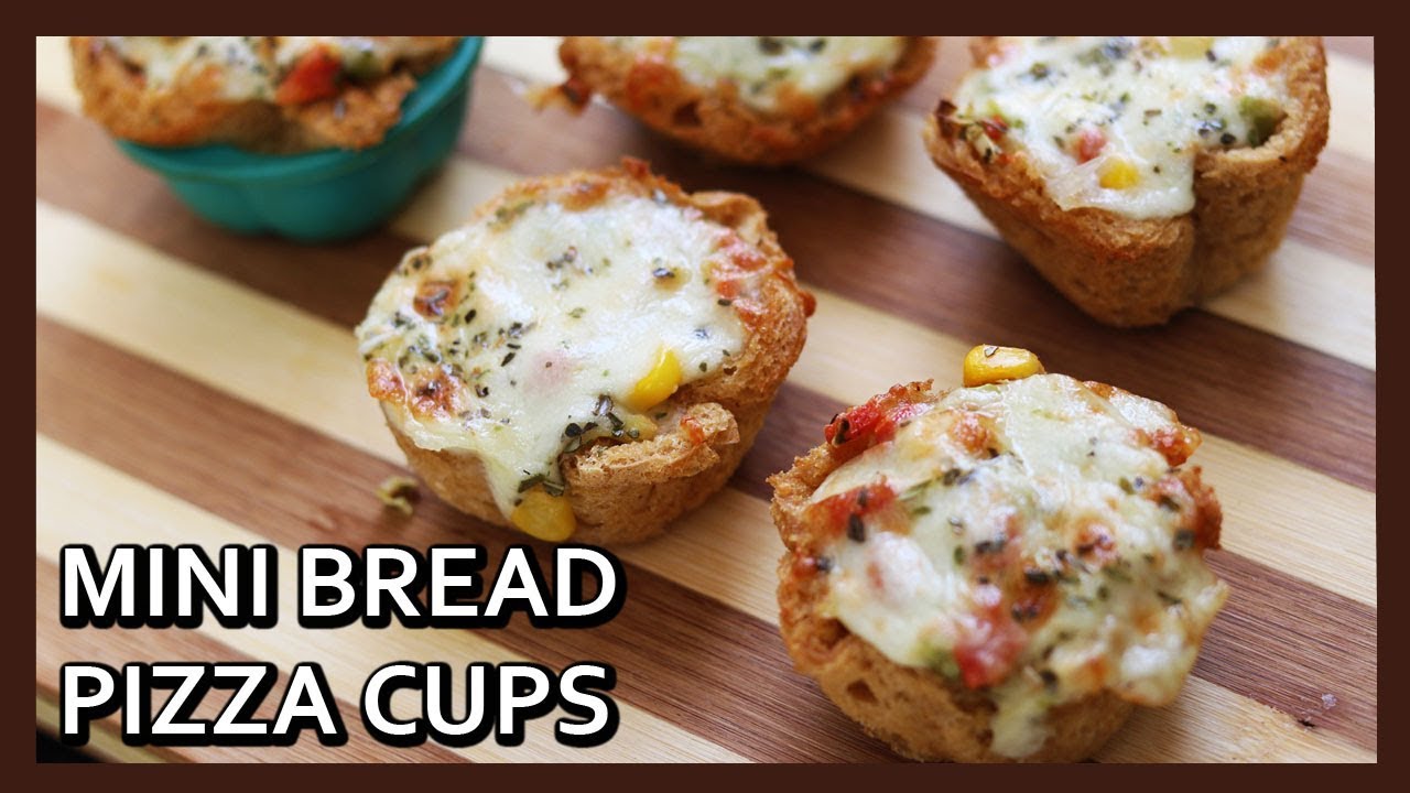 Bread Pizza Cups Recipe | Bread Pizza Cups in Airfryer |  Easy Kids Snacks | Healthy Kadai