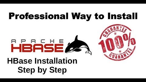 How to install Hbase | Hbase installation step by step