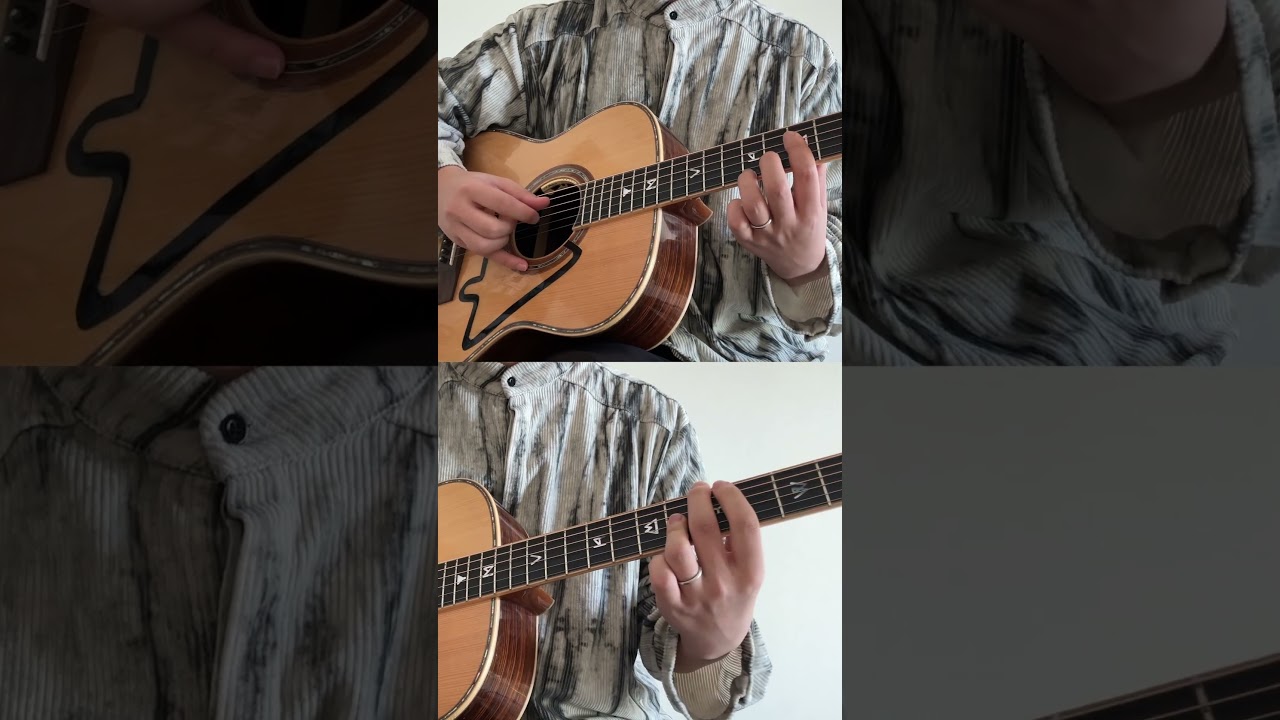 The interweaving acoustic guitar lines in the intro of “Ember”