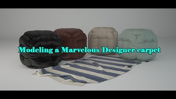 Creating a Marvelous Designer Floor Rug