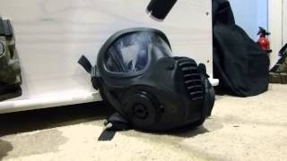 Airsoft Gsr Gas Mask Plastic Lens Test