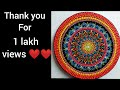 Dot mandala painting #4 by Shwetaart03- very beautiful detailed design step by step