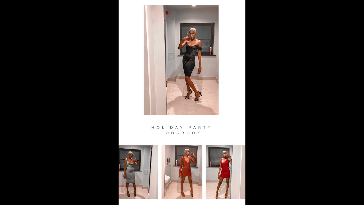 HOLIDAY PARTY + NYE OUTFITS 2019 LOOKBOOK FT OH POLLY