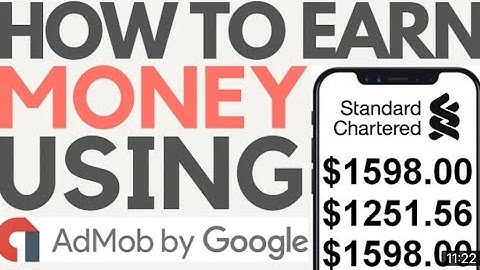How To Earn Money With Google AdMob Fast And Easy | Worldwide Method No Investment | Work From Home