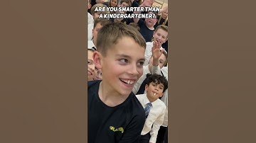SMARTER THAN A KINDERGARTENER? 99% FAIL 😂