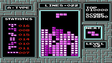 Tetris [NES] {Emulated on Raspberry pi3} #150 LongPlay