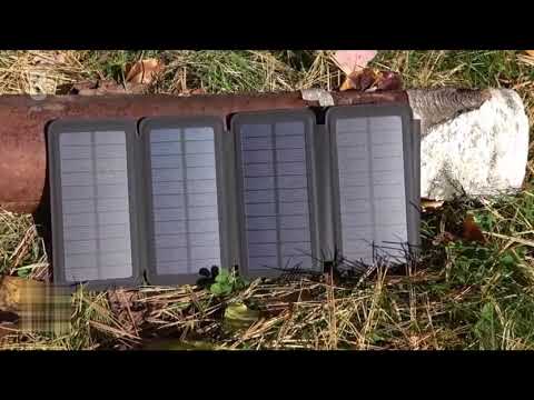 Powerbank на солнечных батареях Зарядка от солнечной энергии Обзор товара Отзывы Купить Заказать