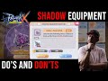 [ENG] ROX Shadow Equipment Do's And Don'ts