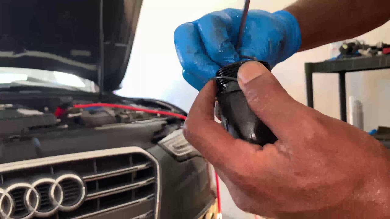 Audi s5 dct oil change,,,(transmission fluid change) - YouTube