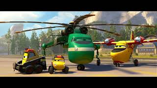 Planes: Fire & Rescue (2014) Extinguish the wild fire clip with AC/DC - Thunderstruck song. screenshot 2