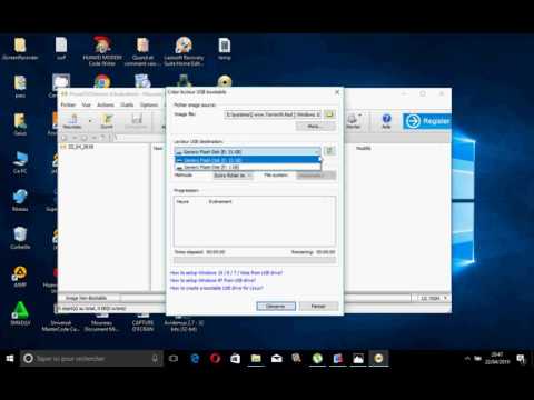 comment booter la clé usb avec power iso