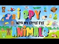 I Spy Animals | Can You Find the Tiger & Dog? | Brain Game for Kids