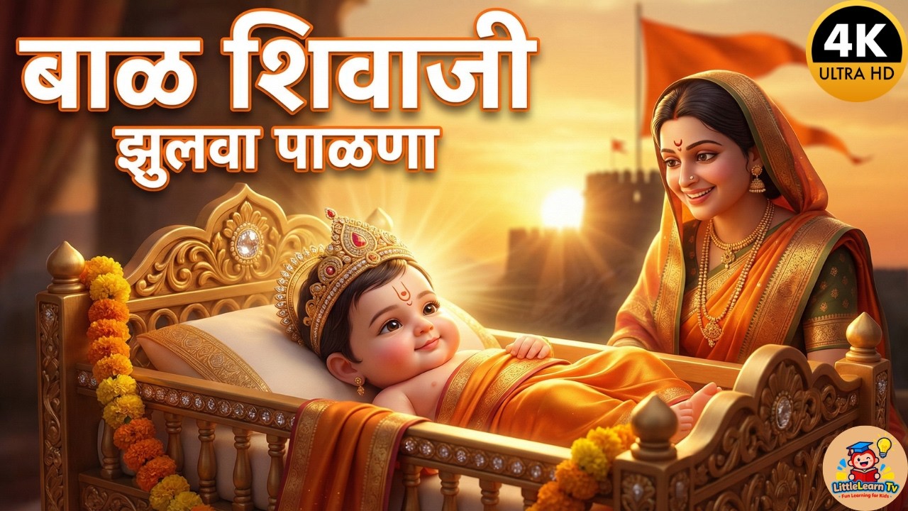 बाळ शिवाजी पाळणा | Palna Bal Shivajicha | शिवाजी महाराजांचा पाळणा Shivjayanti Special littlelearn tv