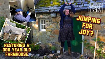Daily restoration of a 300 year old Scottish, Georgian Farmhouse. #dailyvlog #restoration