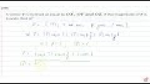 JEE MAINS 2018 A vector ` vec r` is inclined at equal to `O X ,O Ya n dO Zdot` If the magnitude ...