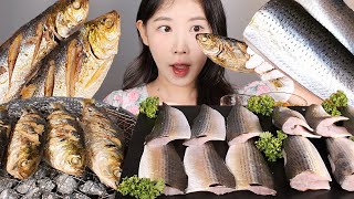 가을이전어...🐟🍂 통전어 전어회 전어구이 먹방 Gizzard Shad [eating show] mukbang korean food