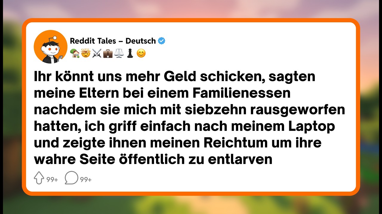 Ich saß am Weihnachtstisch in Rostock Reutershagen, zwischen meiner Tante und meinem Vater, als meine Mutter die Gabel ablegte und sagte: „Schatz, du verdienst doch jetzt gut, kannst du uns nicht...