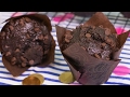 Muffins de chocolate y plátano - Receta en un minuto - María Lunarillos | tienda & blog