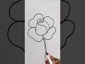 How to draw a Rose 🌹 easy #draw_with_ankan #drawing