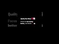 Quality Over Noise 💯📈