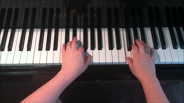 c harmonic minor scale, two octaves, piano