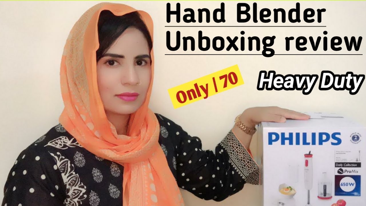 Philips Hand Blender HR1627 650W Unboxing and Review By Asma's World