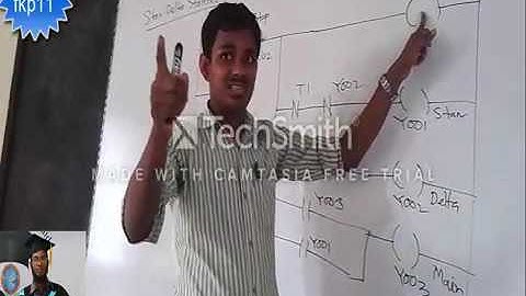 PLC Training  Star Delta  Connection  in Mitsubishi easy work